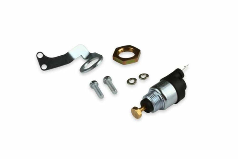 t Street Warrior Fast Idle Solenoid and Bracket - 20-92 Holley