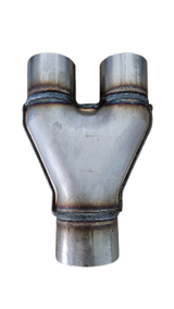 Jones Exhaust SU6-4SS Stainless Steel Stamped Y-Pipe 3 Single Pipe, 2.5 Dual Pipes