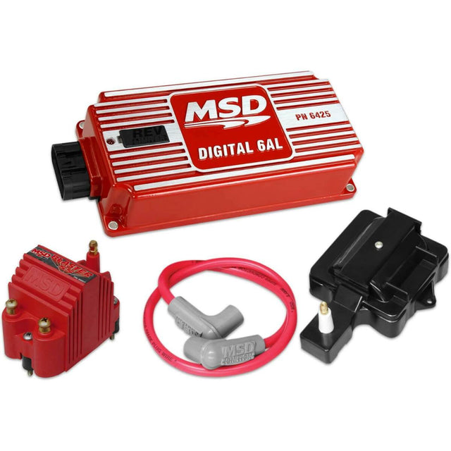 MSD ignition control box black red 85001