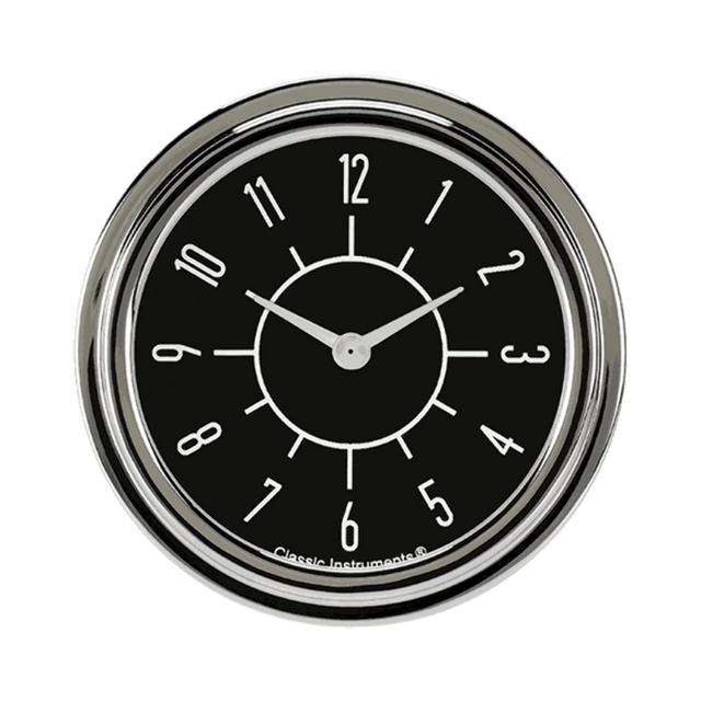 6-Pack Matching Black 2 5/8" Clock SX92BSLF