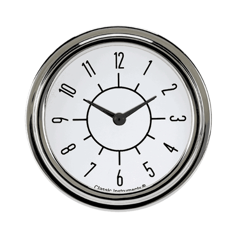 6-Pack Matching White 2 5/8" Clock SX92WSLF