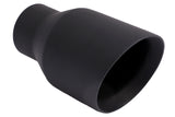 Single Round Double Wall Slant Cut Tip Matt Black-T263SBK