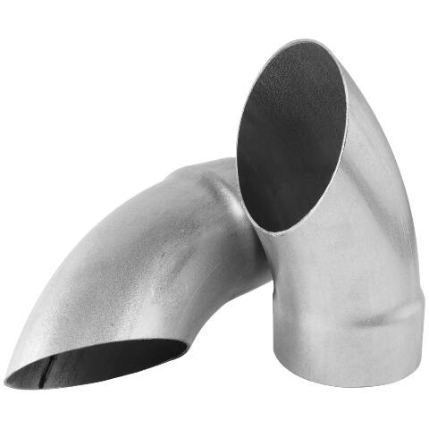 Muffler Turndown - 3.00 in. Fits 3.00 in. Outlet Scavenger Mufflers - Pair