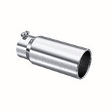 MBRP exhaust tip 5 inch T304 stainless steel black coated carbon fiber tip T5050