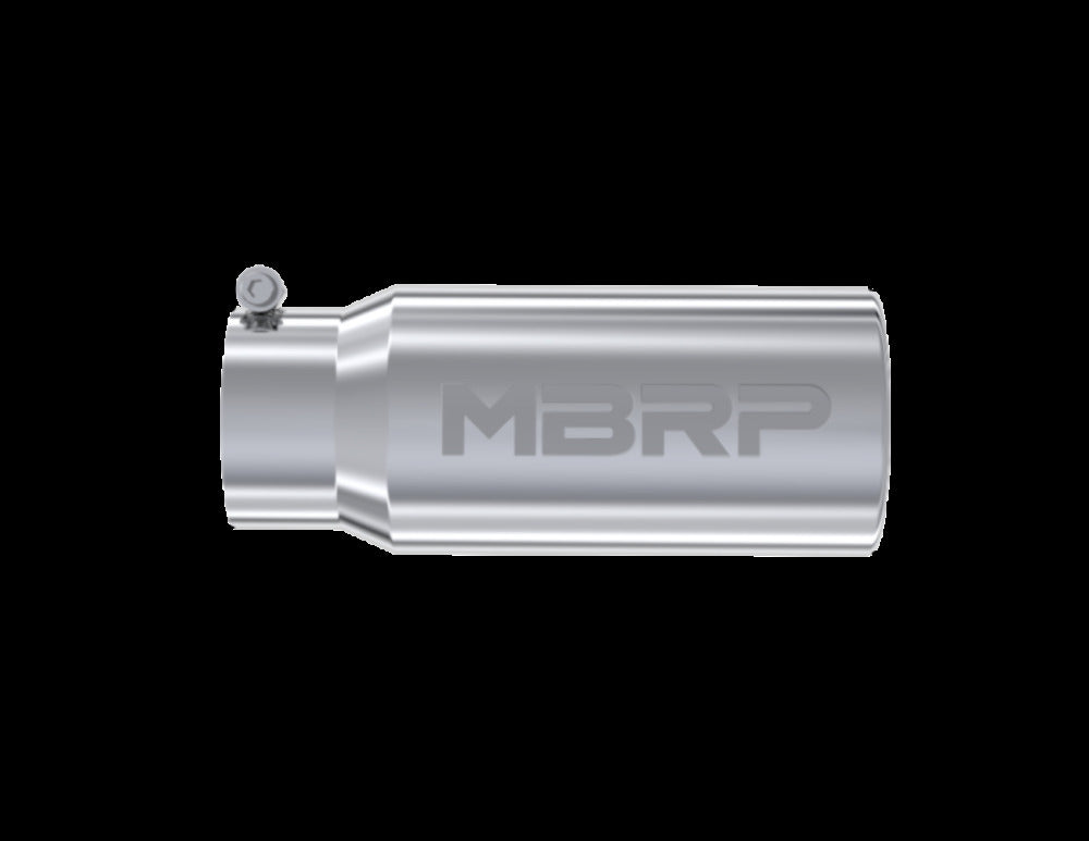MBRP exhaust tip 5 inch T304 stainless steel black coated carbon fiber tip T5050