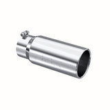 MBRP exhaust tip 5 inch T304 stainless steel black coated carbon fiber tip T5050
