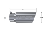 MBRP exhaust tip 5 inch T304 stainless steel black coated carbon fiber tip T5052