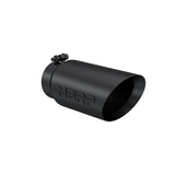 MBRP exhaust tip 5 inch T304 stainless steel black coated carbon fiber tip T5053BLK