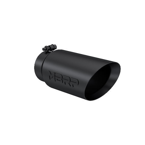 MBRP exhaust tip 5 inch T304 stainless steel black coated carbon fiber tip T5053BLK