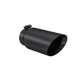 MBRP exhaust tip 5 inch T304 stainless steel black coated carbon fiber tip T5053BLK