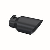 MBRP exhaust tip 4 inch T304 stainless steel black coated carbon fiber tip T5072BLK
