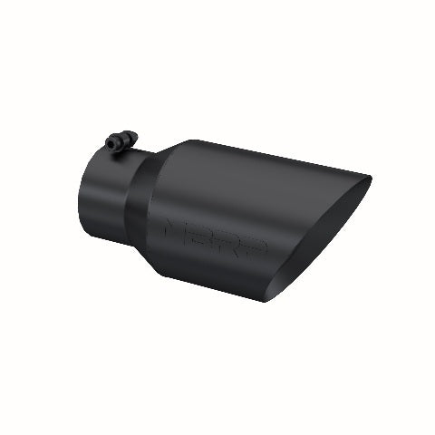MBRP exhaust tip 4 inch T304 stainless steel black coated carbon fiber tip T5072BLK