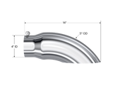Tip; 5in. O.D. Turn Down 4in. inlet 14in. length; T304 - T5086