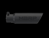 MBRP exhaust tip 3 inch T304 stainless steel black coated carbon fiber tip T5106BLK