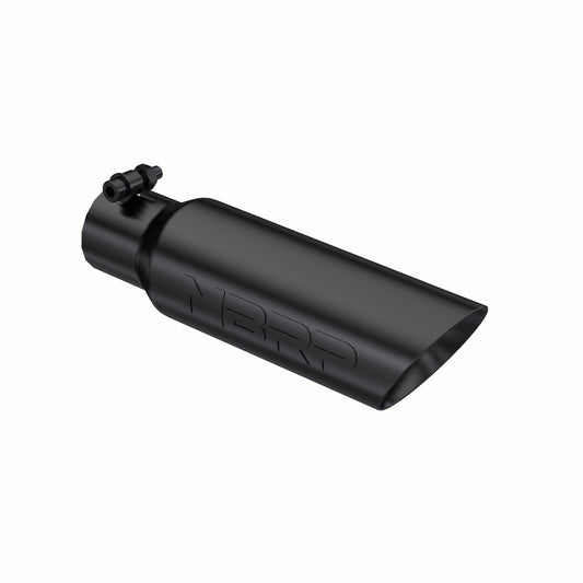 Tip; 3in. O.D. Dual Wall Angled 2in. inlet 12in. length-Black Coated - T5106BLK