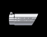 MBRP exhaust tip 3 inch T304 stainless steel black coated carbon fiber tip T5110