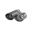 MBRP exhaust tip fits 2011-2024 Ford F-250 T304 stainless steel black coated carbon fiber tip T5111