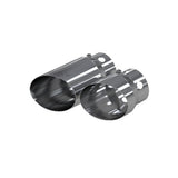 MBRP exhaust tip fits 2011-2024 Ford F-250 T304 stainless steel black coated carbon fiber tip T5111
