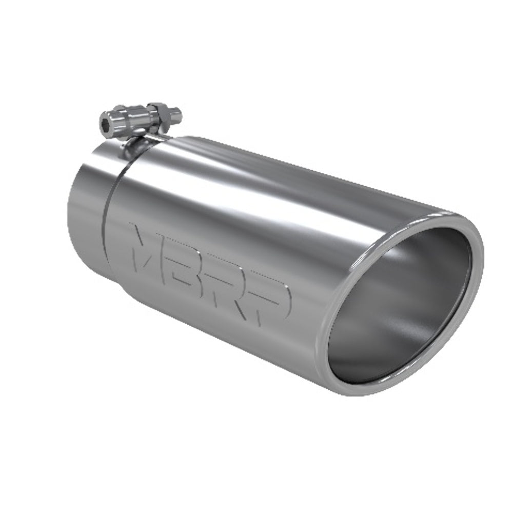 MBRP exhaust tip 4 inch T304 stainless steel black coated carbon fiber tip T5112