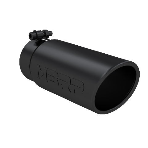 MBRP exhaust tip 4 inch T304 stainless steel black coated carbon fiber tip T5112BLK