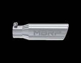 MBRP exhaust tip 3 inch T304 stainless steel black coated carbon fiber tip T5113