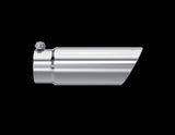 MBRP exhaust tip 3 inch T304 stainless steel black coated carbon fiber tip T5114