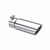MBRP exhaust tip 3 inch T304 stainless steel black coated carbon fiber tip T5115