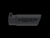 MBRP exhaust tip 3 inch T304 stainless steel black coated carbon fiber tip T5115BLK