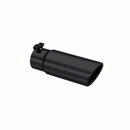 Tip; 3in. O.D. Angled Rolled End; 3in. I.D. inlet; 10in. length; Black-T5115BLK