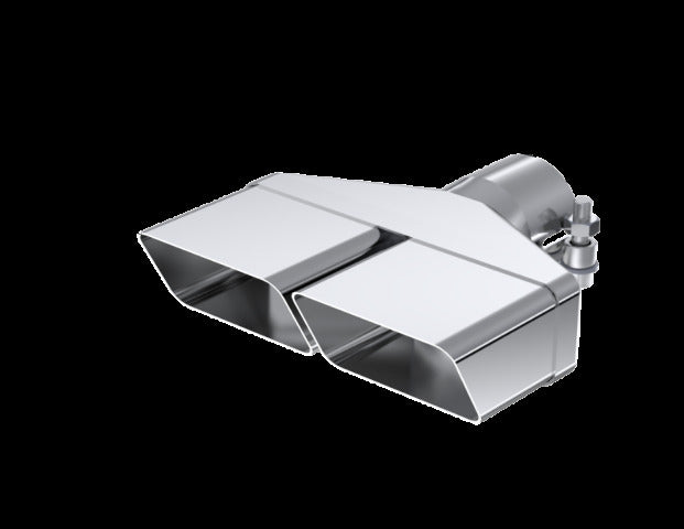 MBRP exhaust tip 2 inch T304 stainless steel black coated carbon fiber tip T5118
