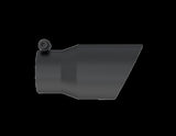 MBRP exhaust tip 4 inch T304 stainless steel black coated carbon fiber tip T5122BLK