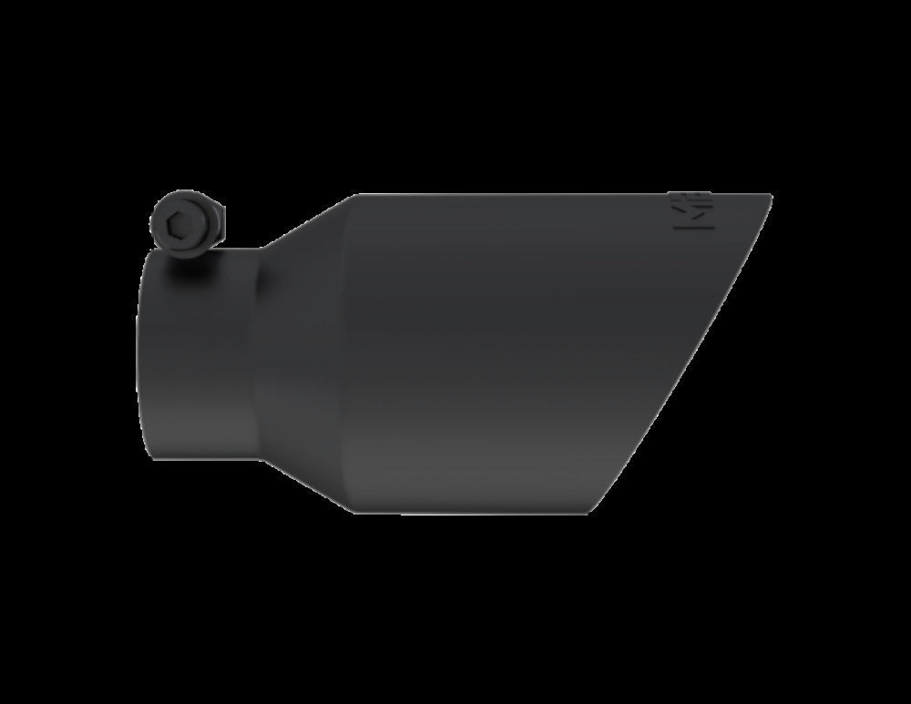 MBRP exhaust tip 4 inch T304 stainless steel black coated carbon fiber tip T5123BLK