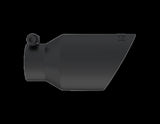 MBRP exhaust tip 4 inch T304 stainless steel black coated carbon fiber tip T5123BLK