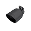 MBRP exhaust tip 4 inch T304 stainless steel black coated carbon fiber tip T5123BLK