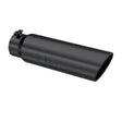 MBRP exhaust tip T304 stainless steel black coated carbon fiber tip T5124BLK