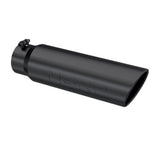 MBRP exhaust tip T304 stainless steel black coated carbon fiber tip T5124BLK