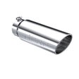 MBRP exhaust tip 5 inch T304 stainless steel black coated carbon fiber tip T5125
