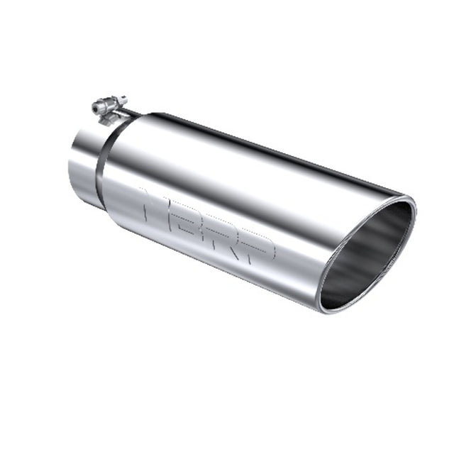 MBRP exhaust tip 5 inch T304 stainless steel black coated carbon fiber tip T5125