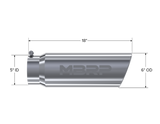 MBRP exhaust tip 5 inch T304 stainless steel black coated carbon fiber tip T5125