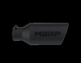 MBRP exhaust tip 4 inch T304 stainless steel black coated carbon fiber tip T5126BLK