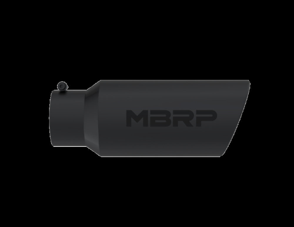 Tip; 7in. O.D.; Rolled End; 5in. inlet 18in. in length; Black Coated - T5127BLK