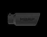Tip; 7in. O.D.; Rolled End; 5in. inlet 18in. in length; Black Coated - T5127BLK