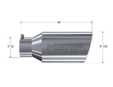 MBRP exhaust tip 5 inch T304 stainless steel black coated carbon fiber tip T5129