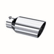 MBRP exhaust tip 5 inch T304 stainless steel black coated carbon fiber tip T5129