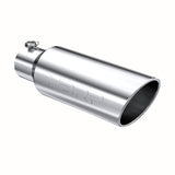 MBRP exhaust tip 4 inch T304 stainless steel black coated carbon fiber tip T5130