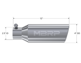 MBRP exhaust tip 2.5 inch T304 stainless steel black coated carbon fiber tip T5150