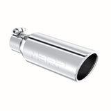 MBRP exhaust tip 2.5 inch T304 stainless steel black coated carbon fiber tip T5150