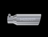 MBRP exhaust tip 2.5 inch T304 stainless steel black coated carbon fiber tip T5150