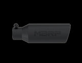 MBRP exhaust tip 4 inch T304 stainless steel black coated carbon fiber tip T5150BLK
