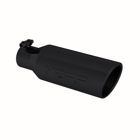MBRP exhaust tip 4 inch T304 stainless steel black coated carbon fiber tip T5150BLK